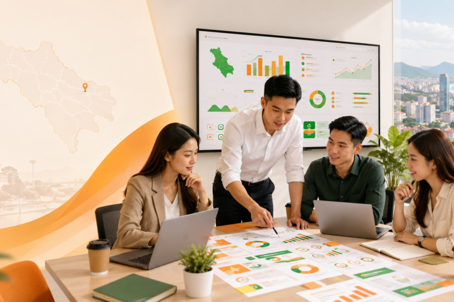Đội ngũ thực hiện dịch vụ marketing Hà Tĩnh: chiến lược content, SEO, thiết kế web và automation