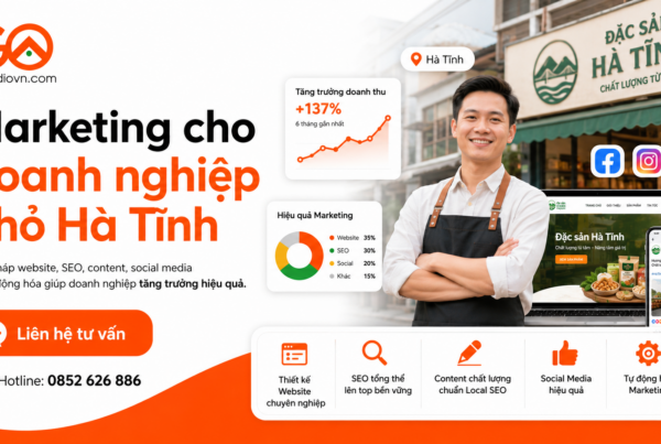 Chiến lược marketing cho doanh nghiệp nhỏ Hà Tĩnh: website, SEO, content và tự động hóa