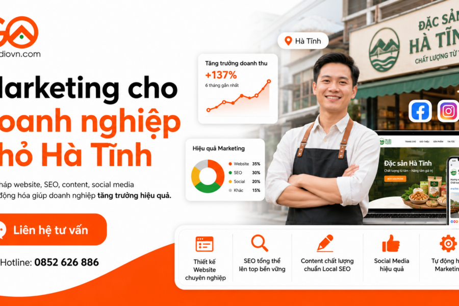 Chiến lược marketing cho doanh nghiệp nhỏ Hà Tĩnh: website, SEO, content và tự động hóa
