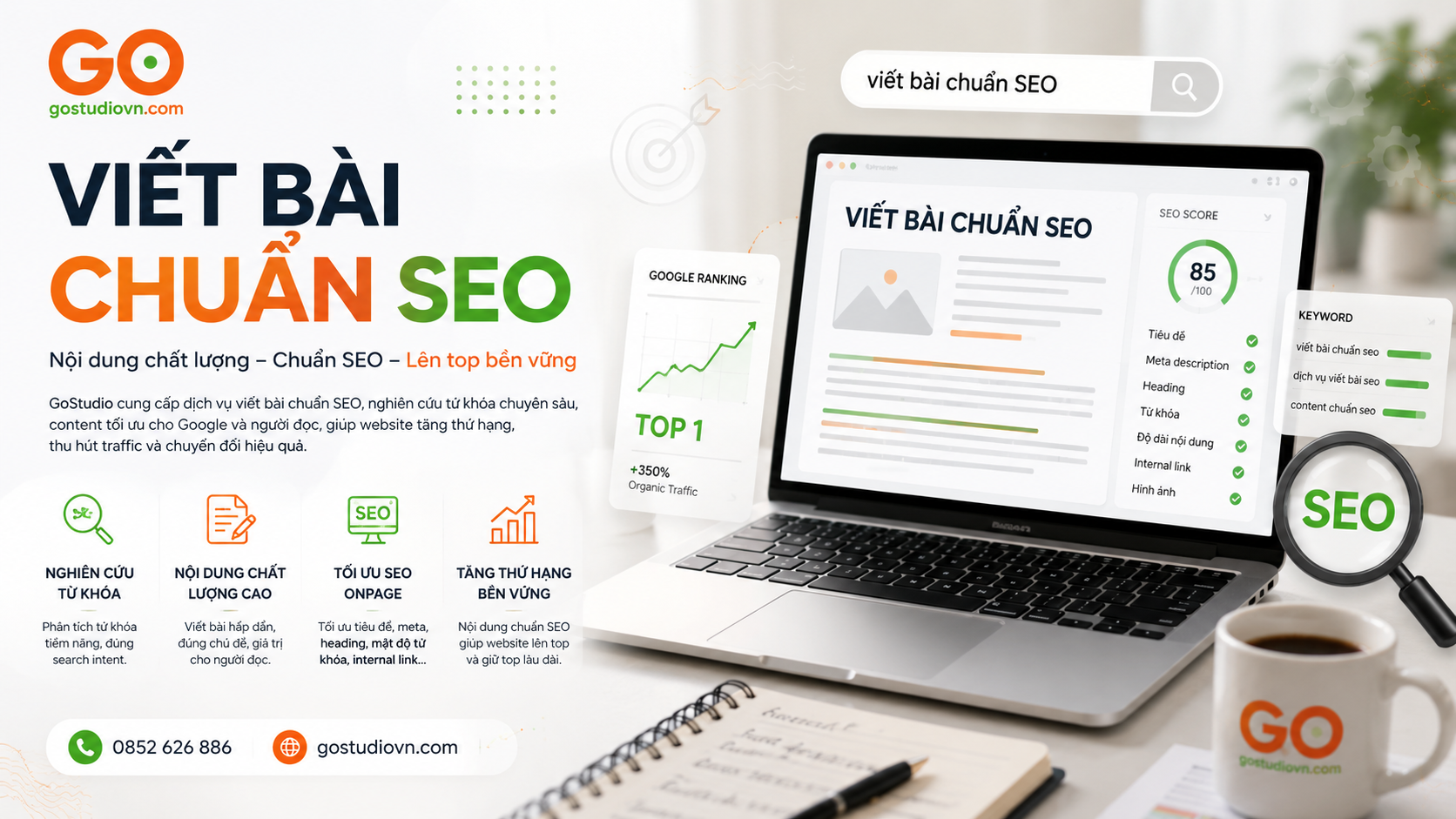 Viết bài chuẩn SEO: Hướng dẫn chi tiết cho doanh nghiệp nhỏ