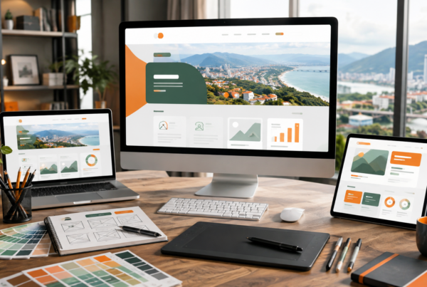 Giao diện mẫu thiết kế website Hà Tĩnh cho cửa hàng và doanh nghiệp địa phương