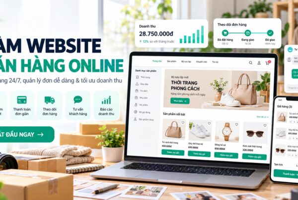Ra mắt website bán hàng online