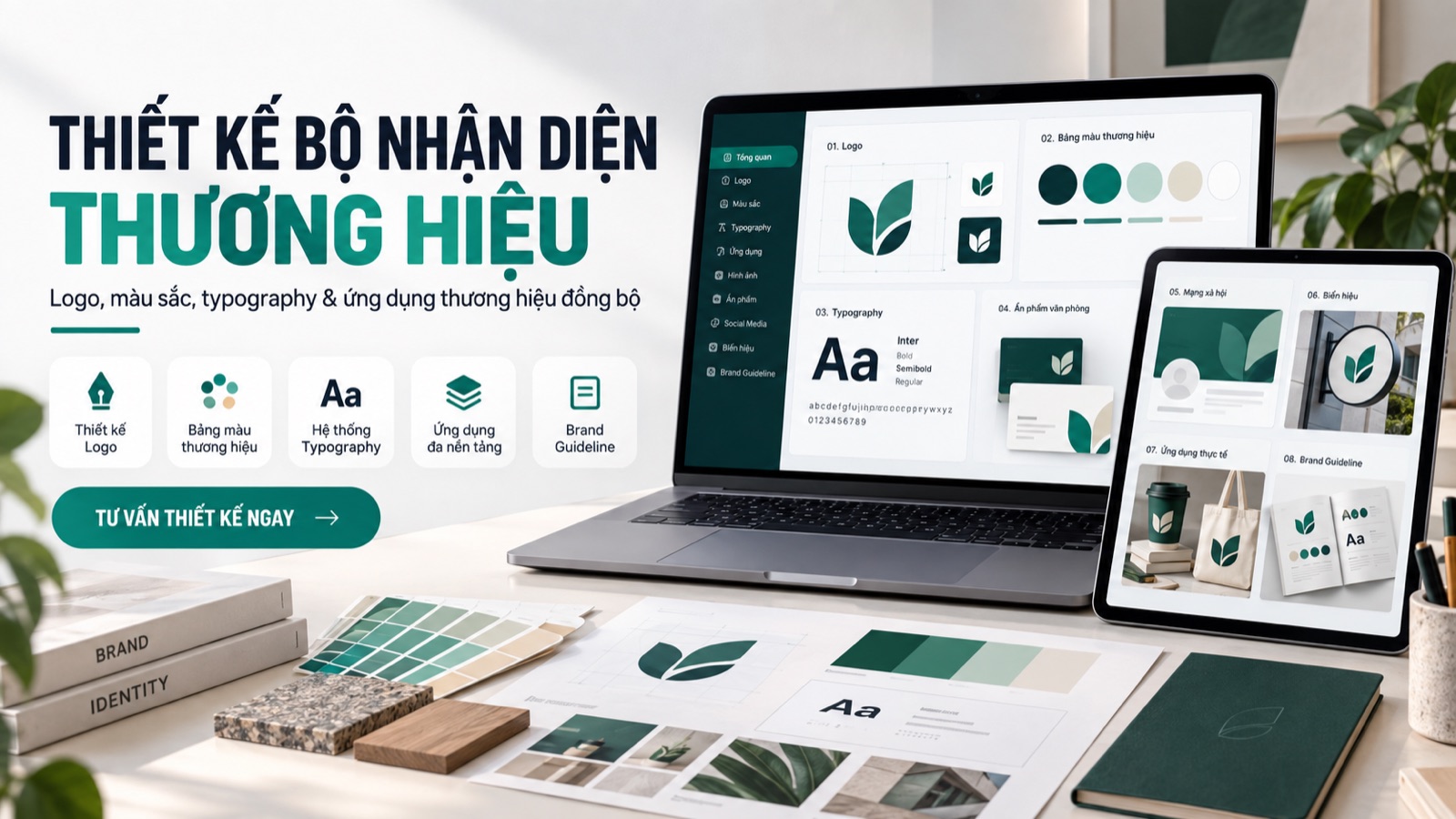Thiết kế bộ nhận diện thương hiệu