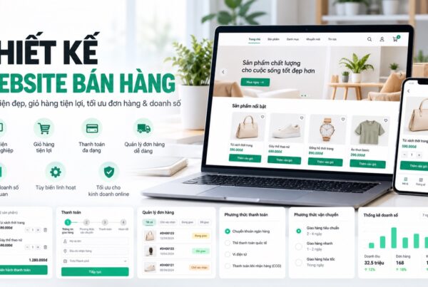 Thiết kế website bán hàng hiện đại