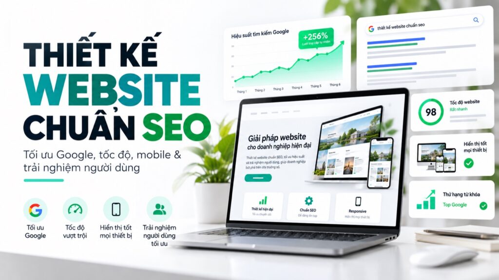 Thiết kế website chuẩn SEO hiện đại