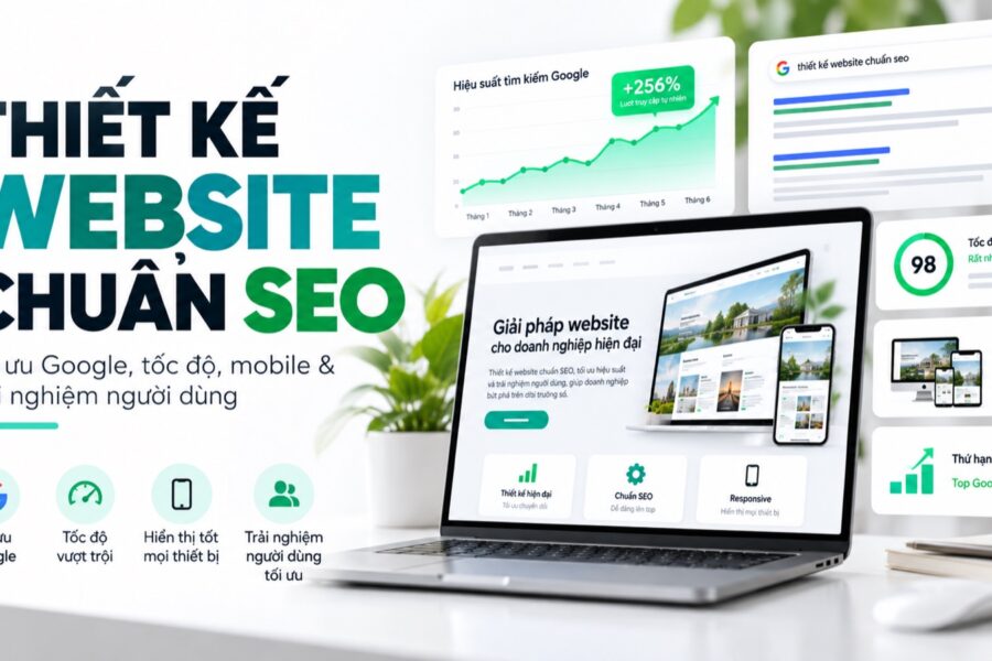 Thiết kế website chuẩn SEO hiện đại