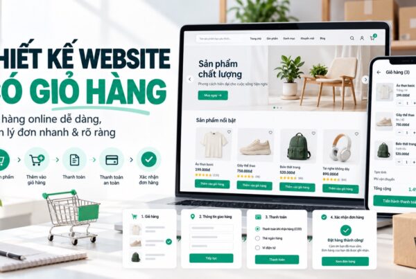 Thiết kế website có giỏ hàng